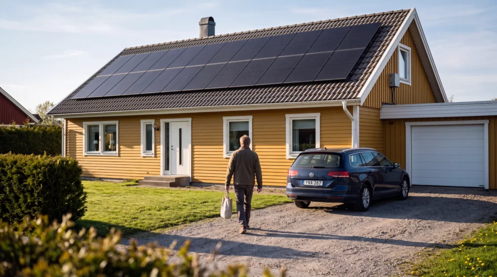 Hur solceller fungerar – från solljus till el i uttaget