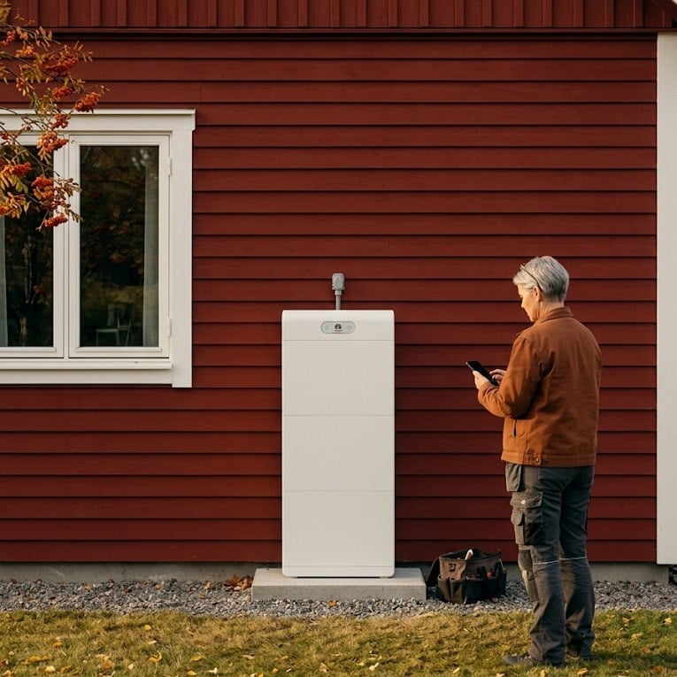 Huawei LUNA2000 S1 installerat hemma