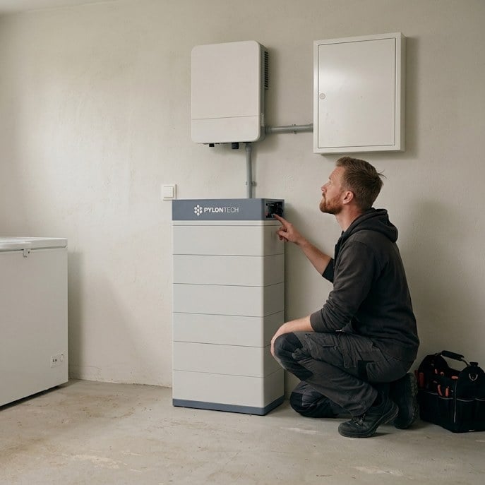 Pylontech Force H3 installerat hemma
